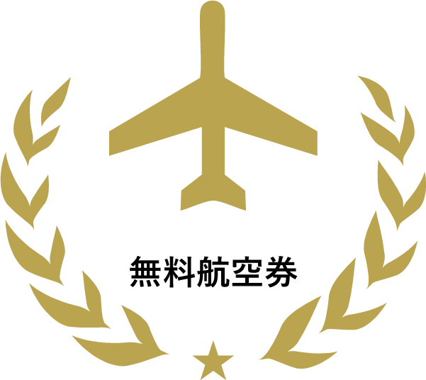 無料航空券